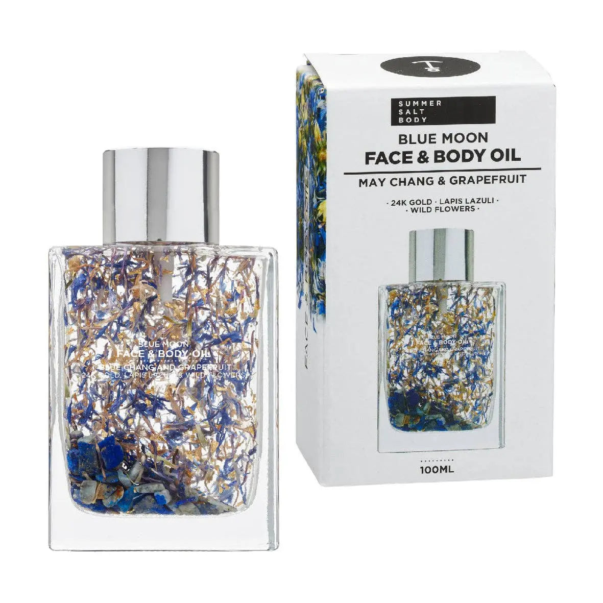 Blue Moon Face & Body Oil -Great for Acne and Sensitive skin - 100ml.