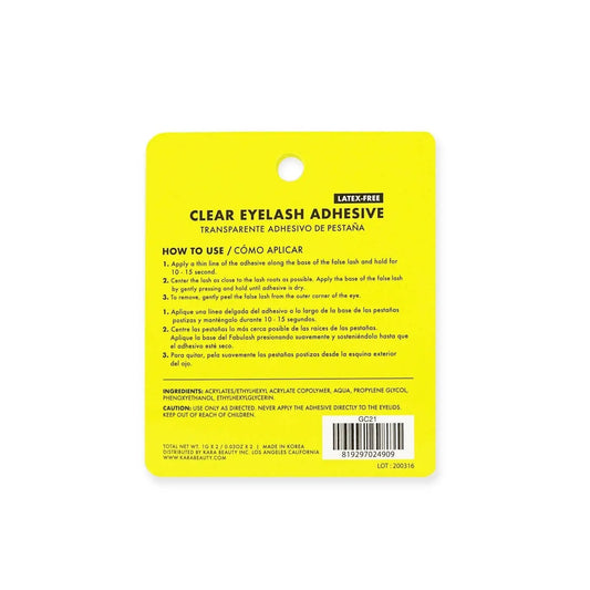 Clear Eyelash Adhesive.