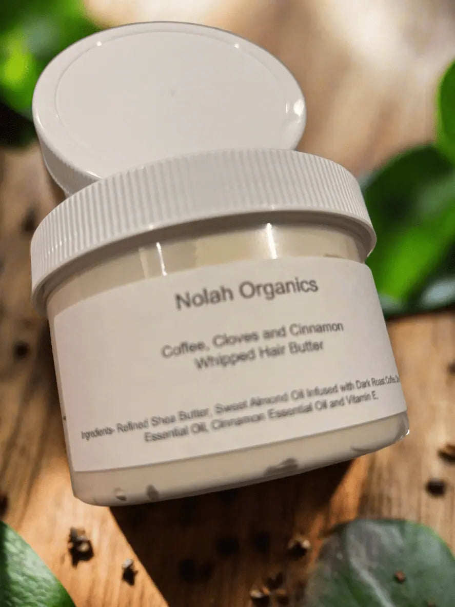 Coffee , Cloves & Cinnamon Hair Butter.