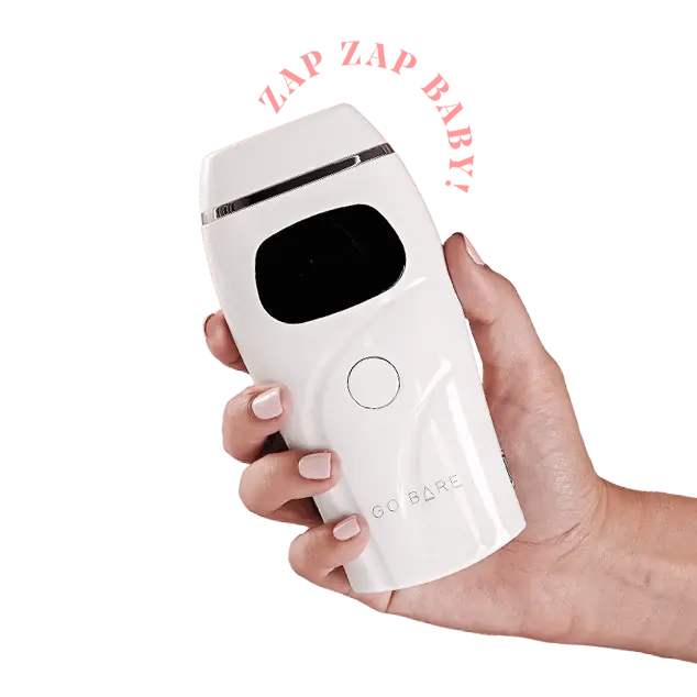 Dynamic Duo Go Bare GO Bare IPL device and Repair Cream- innovative for permanent hair reduction ay home