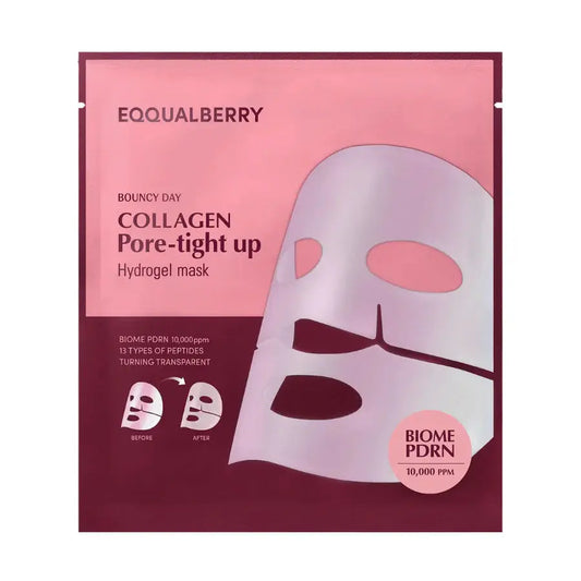 EQQUALBERRY COLLAGEN PORE-TIGHT UP HYDROGEL MASK-4ea NextGen Glam shop name