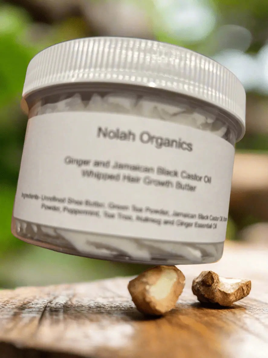 Ginger and Castor Oil Hair butter.