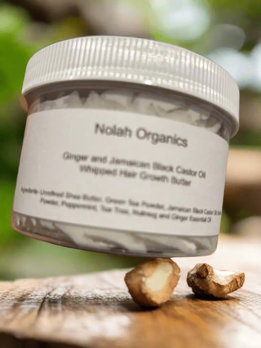 Ginger and Castor Oil Hair butter.