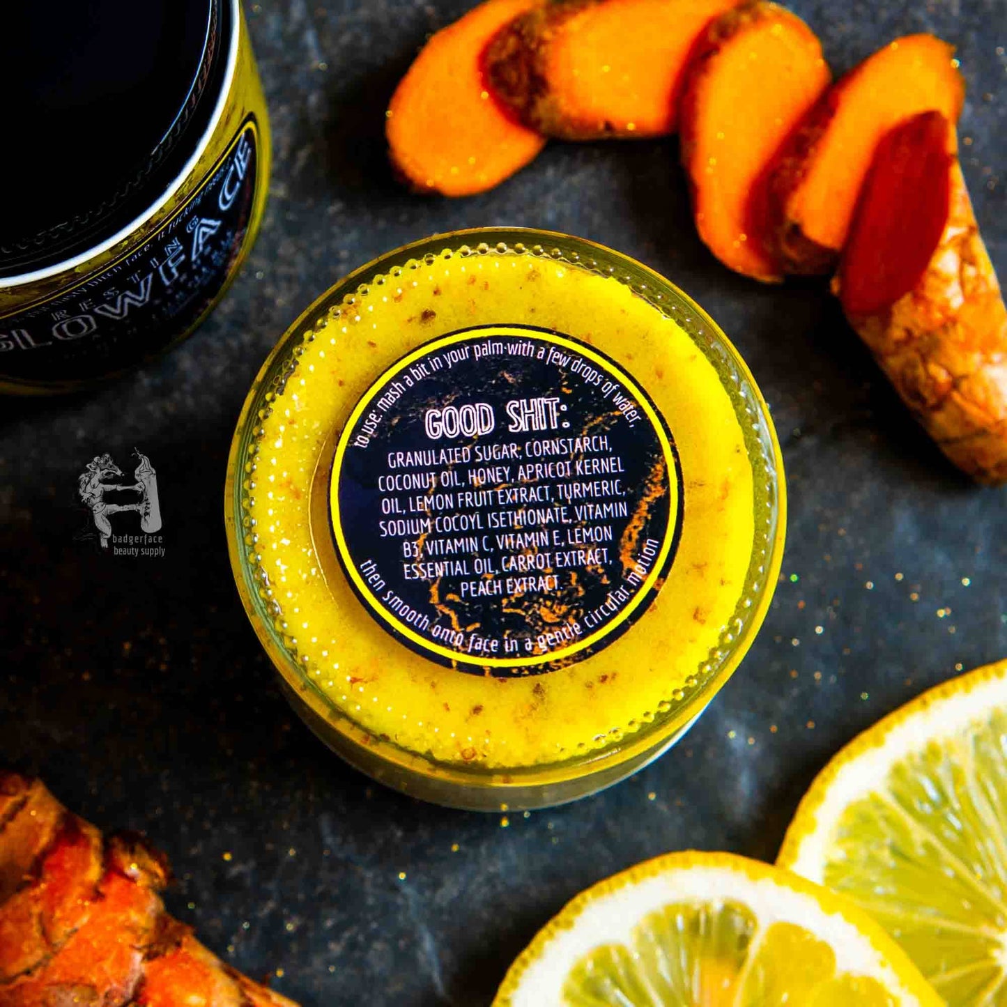 Brightening Turmeric Face Scrub for Acne and Sensitive Skin - NextGen Glam