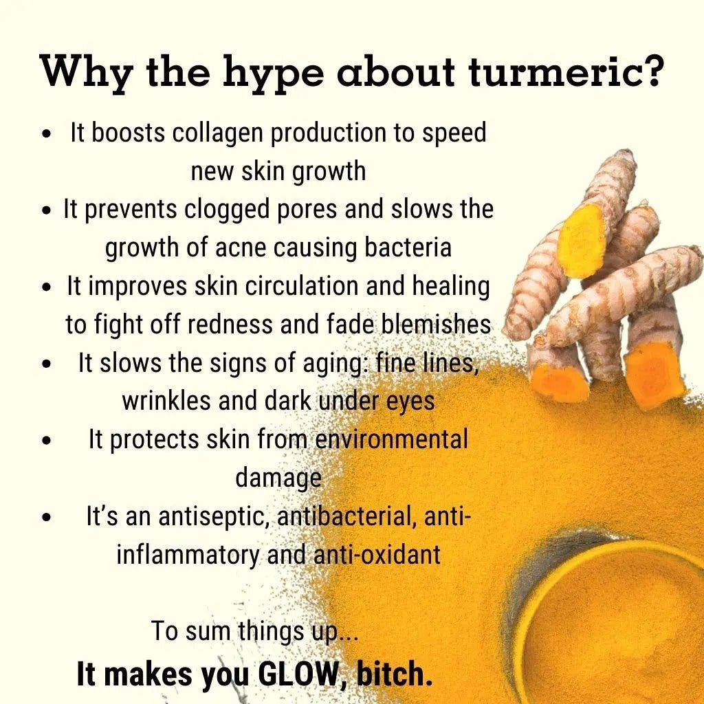 Brightening Turmeric Face Scrub for Acne and Sensitive Skin - NextGen Glam