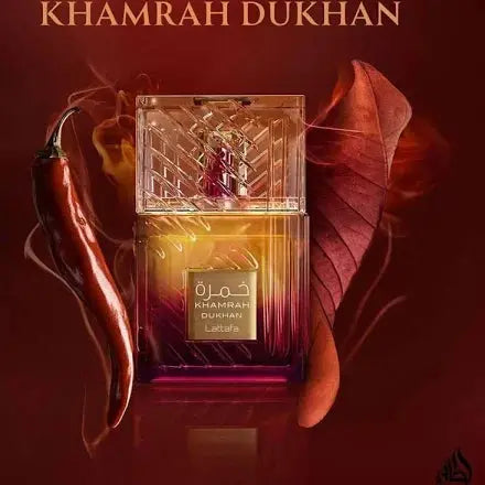 Khamrah Dukhan by Lattafa Perfumes – Eau de Parfum – 100ml NextGen Glam shop name