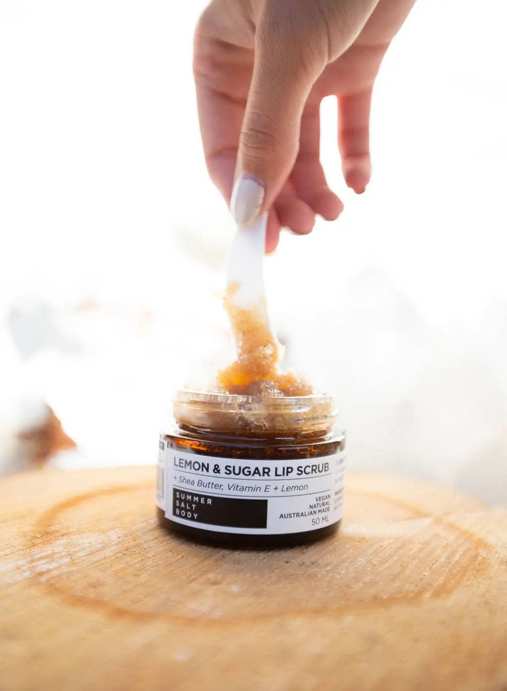 Lip Scrub/balm - Lemon & Sugar 50ml.