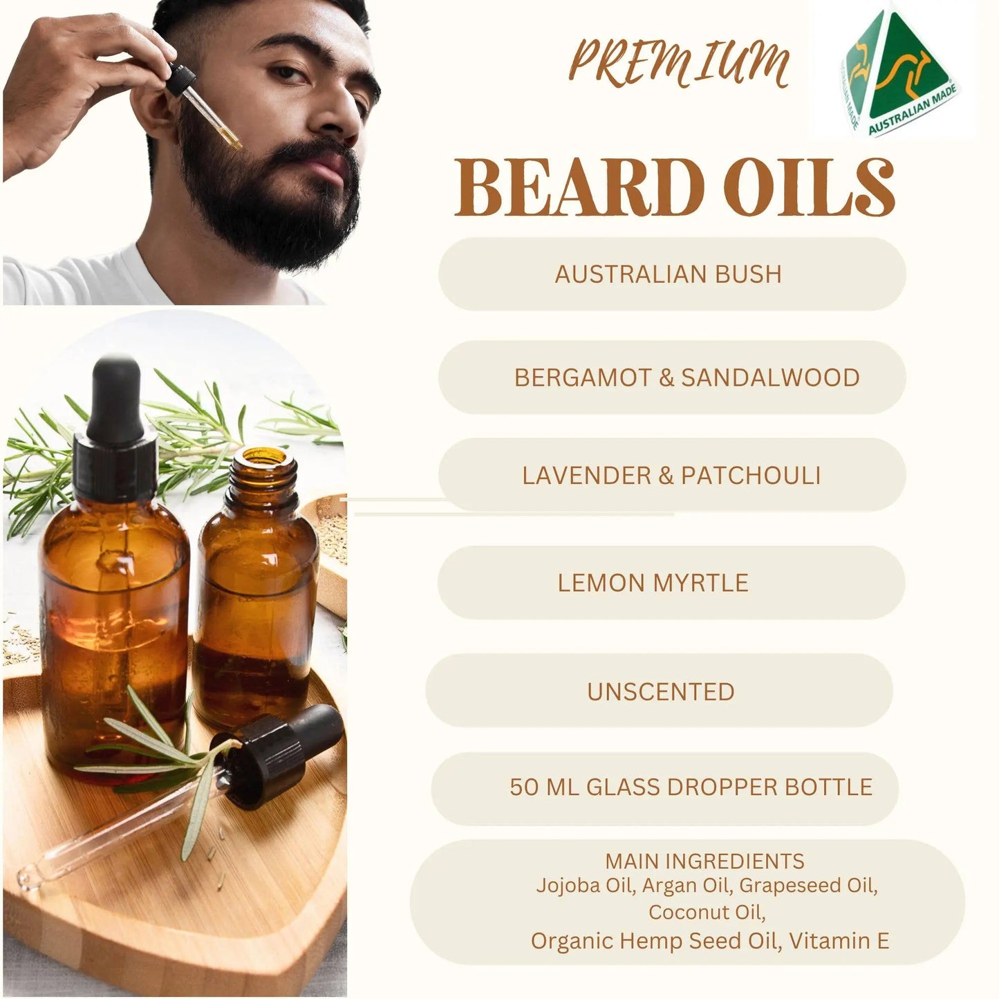 Million Dollar Feeling Beard Oil - Nourish, Soften & Shine.