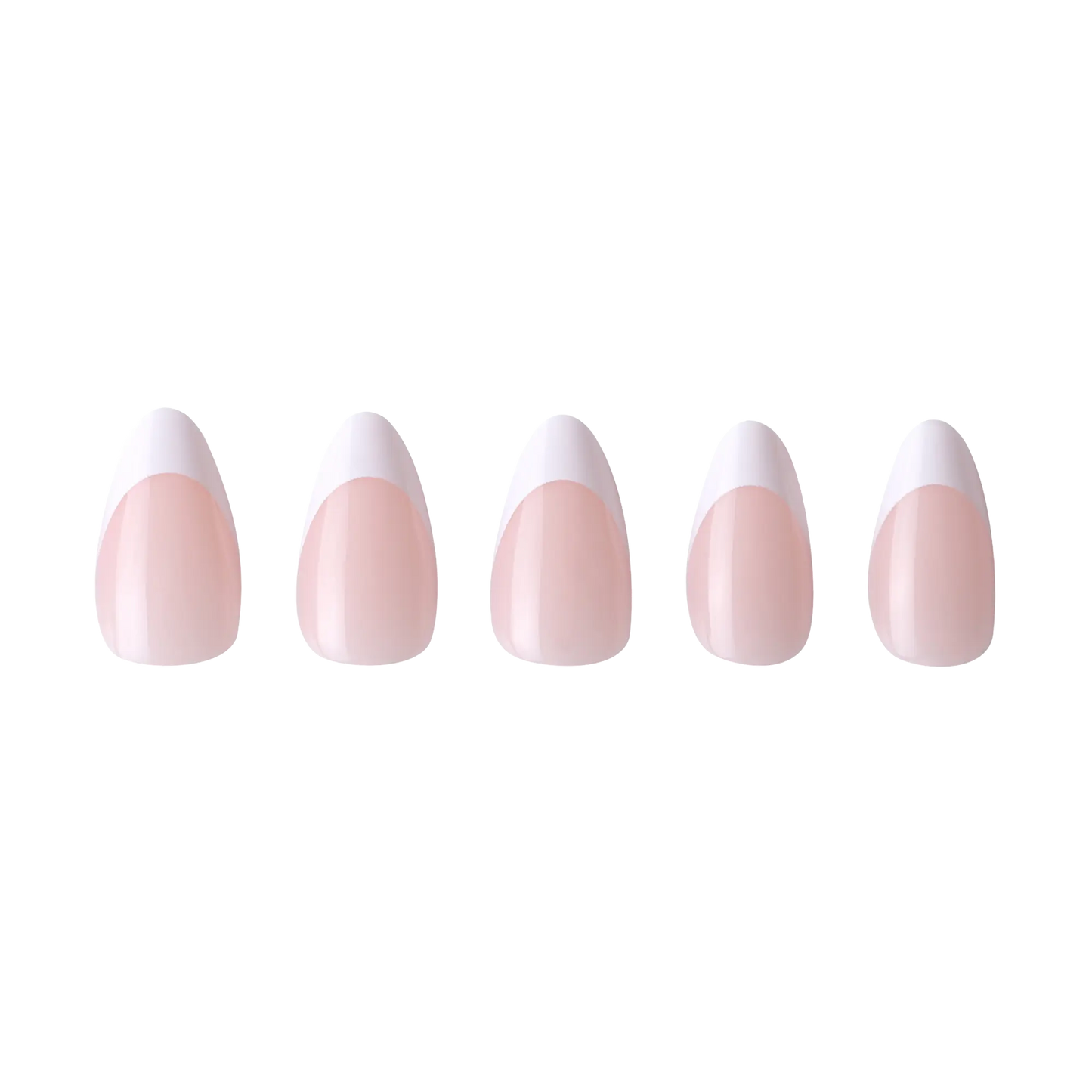 PaintLab Tres Jolie Press-on Nails Paint Lab - Frenchie Press-On Nail Set featuring almond-shaped nails with a pearl chrome finish and delicate bow accents. The nails are arranged in a reusable storage box alongside nail glue, a cuticle stick, nail file, and prep pad. This high-quality, salon-style press-on nail set is designed for easy at-home application, offering a long-lasting, chip-resistant manicure with an elegant and feminine design. NextGen Glam