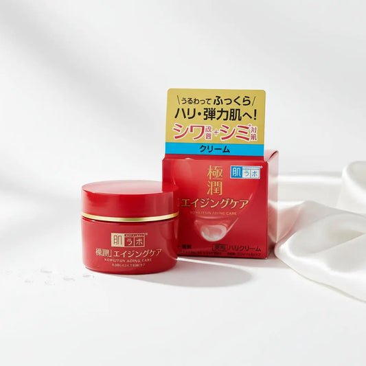 Rohto Hada Labo Gokujyun Anti-Aging Wrinkle Cream 50g NextGen Glam shop name