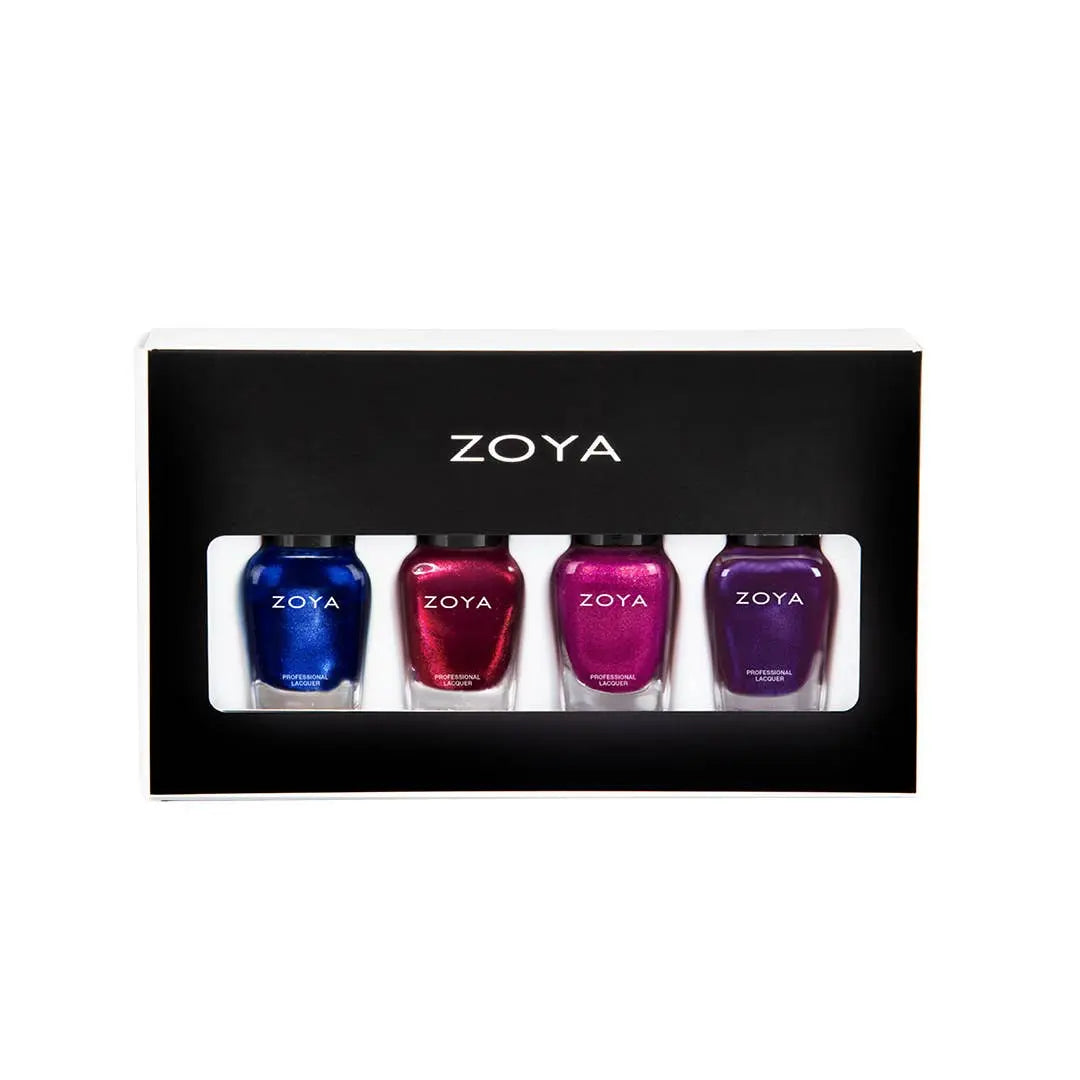 Zoya Nail Polish Gift Set - Ribbons Quad Minis Zoya, Qtica, Smart Spa shop name