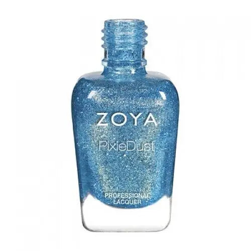 Zoya "Coastal Chic" Nail Polish Gift Set, showing 0.25oz bottles of metallic greige Levi, fuchsia pink Zooey, deep blue Bay, and smoky teal Tilly.