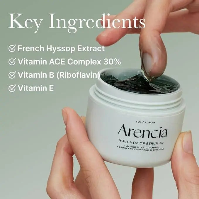 ARENCIA Hyssop Overnight Face Mask Serum – Korean Skincare for Glass Skin