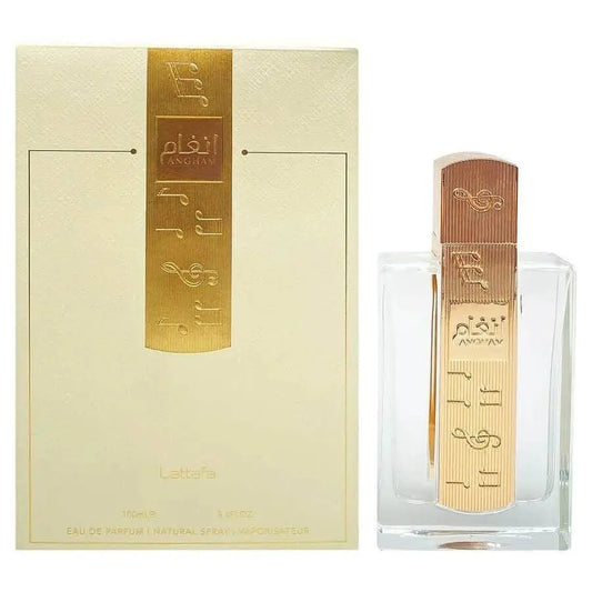 Angham by Lattafa Eau De Parfum 100ML – A Sweet & Spicy Unisex Symphony