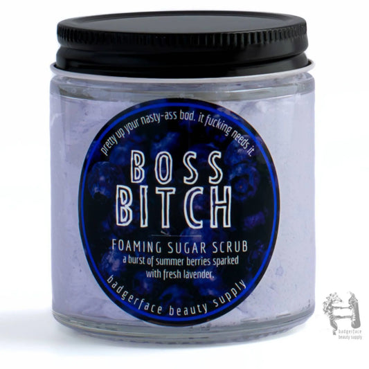 Blueberry Lavender Natural Foaming Sugar Scrub - NextGen Glam