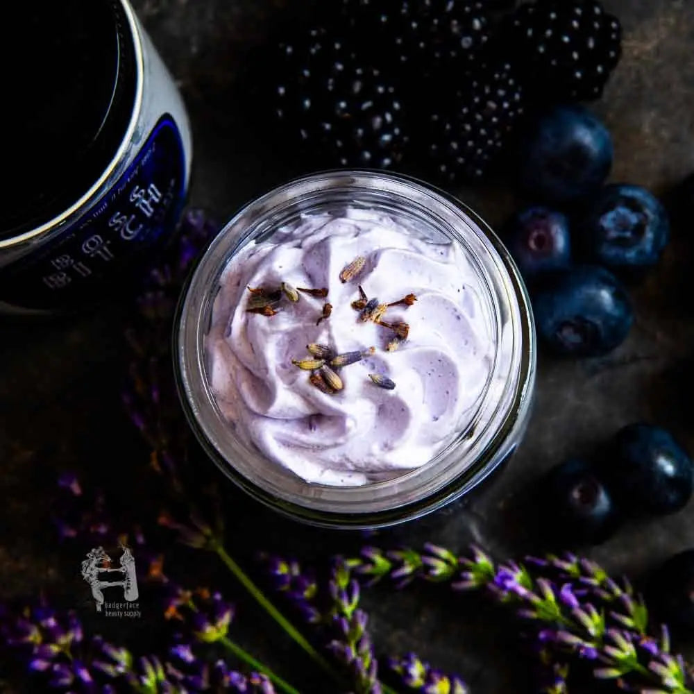 Blueberry Lavender Natural Foaming Sugar Scrub - NextGen Glam