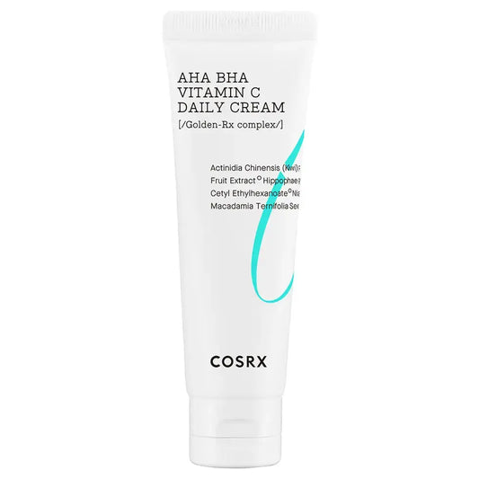 COSRX Refresh AHA BHA Vitamin C Daily Cream 50ml | Korean Moisturizer | Exfoliating Brightening Cream NextGen Glam shop name 