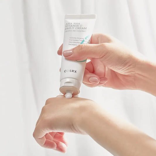 COSRX Refresh AHA BHA Vitamin C Daily Cream 50ml | Korean Moisturizer | Exfoliating Brightening Cream NextGen Glam shop name 