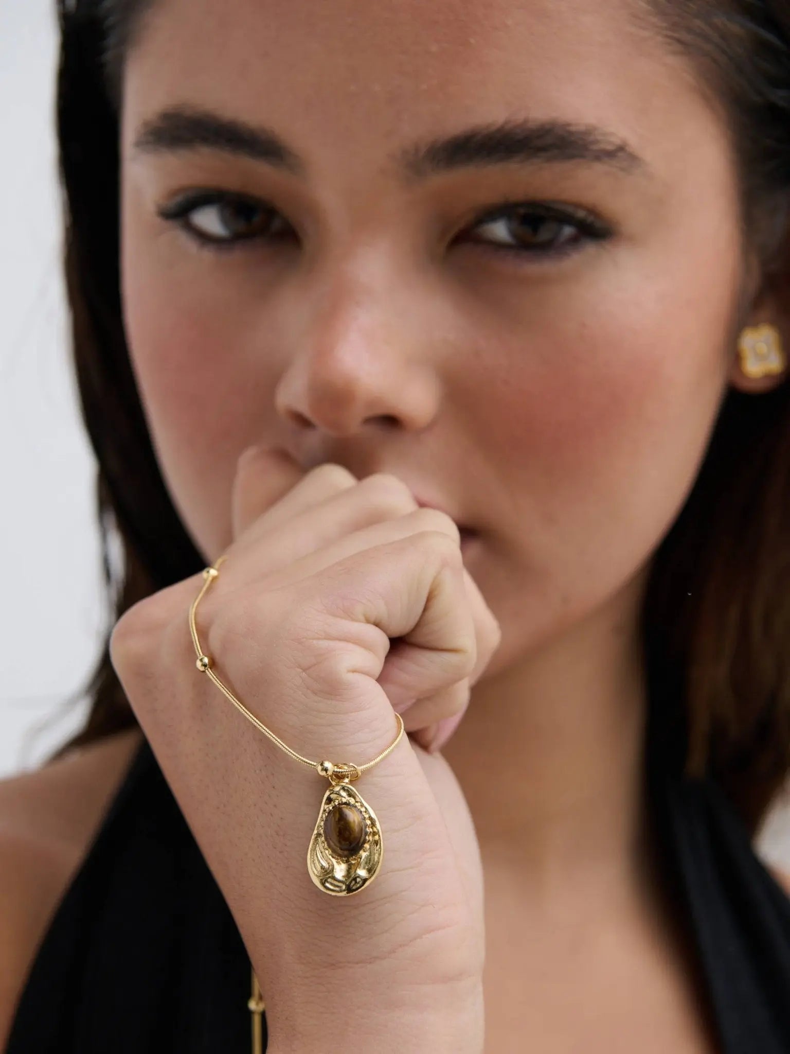 Caramel 18K Gold Plated Necklace - NextGen Glam