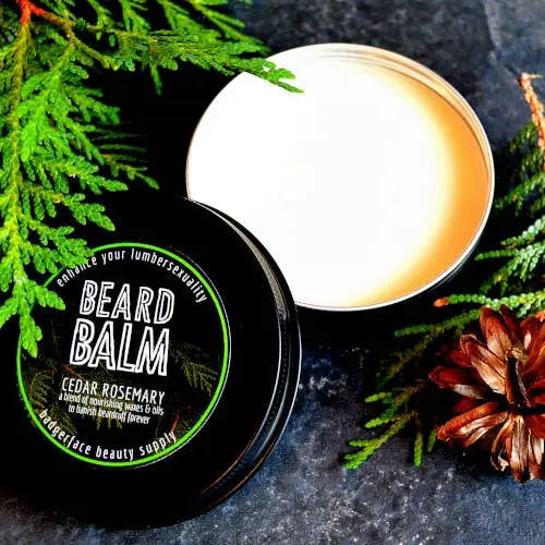 Cedar Rosemary Beard Balm. Gift Ideas for Men. - NextGen Glam