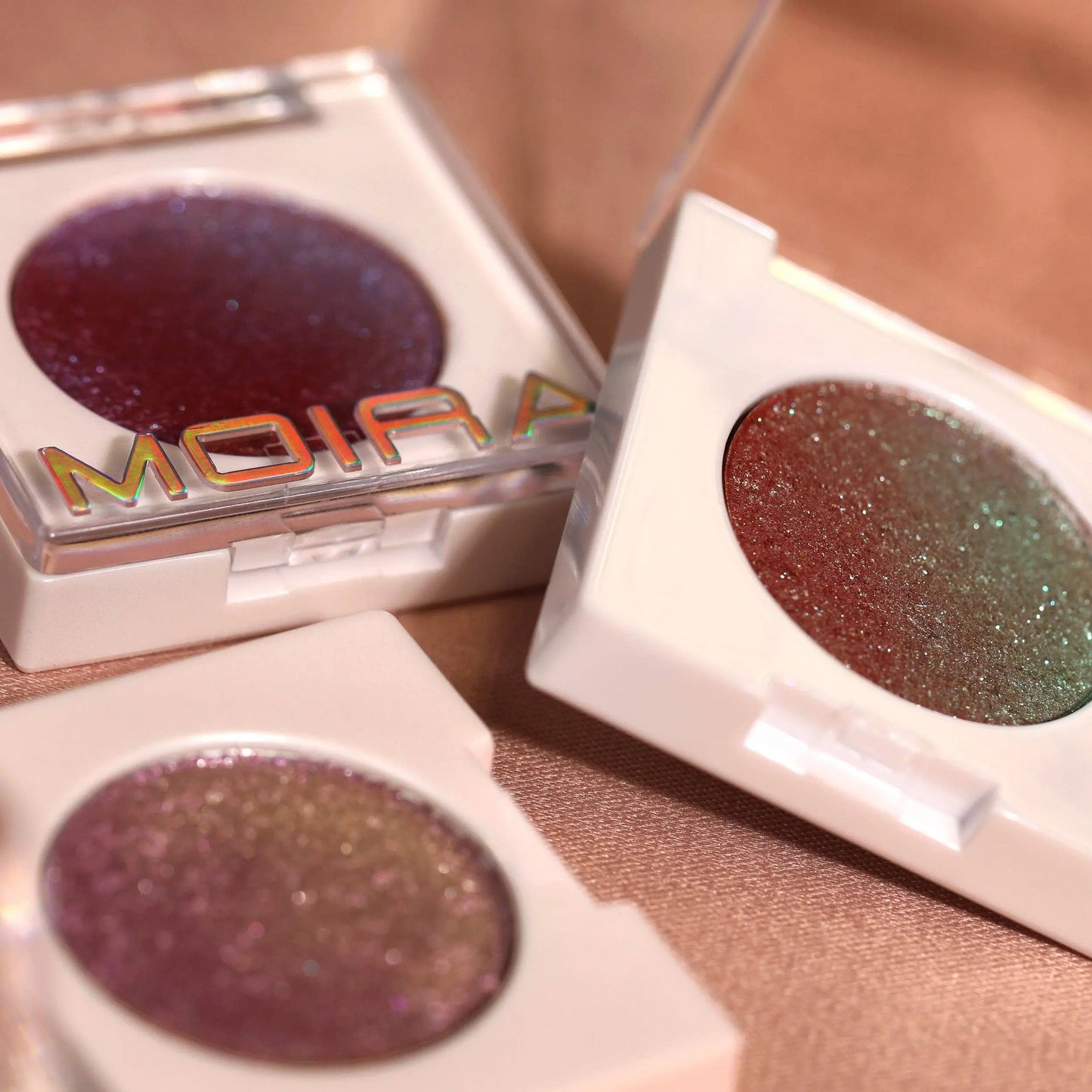 Get vibrant, long-lasting shimmer with Moira Chroma Light Shadow’s bold metallic finish and smooth, blendable texture. Packed with micro-fine glitter, it's cruelty-free, vegan, and free of harsh chemicals_NextGen Glam