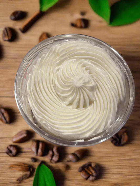 Coffee , Cloves & Cinnamon Hair Butter.