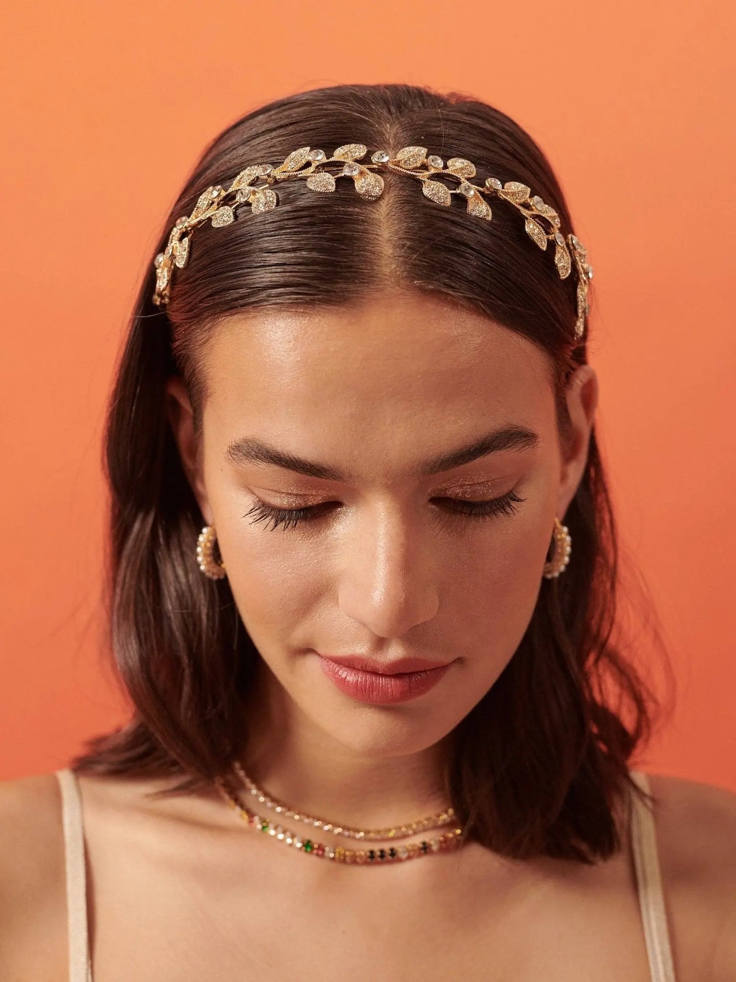 Fairy Leaf Crystal Statement Headband - NextGen Glam