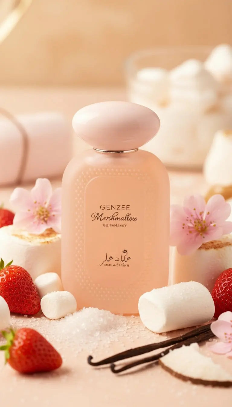 GENZEE MARSHMALLOW 100ml by Hekayat Attar - The Ultimate MARSHMALLOW Gourmand Dream NextGen Glam shop name 