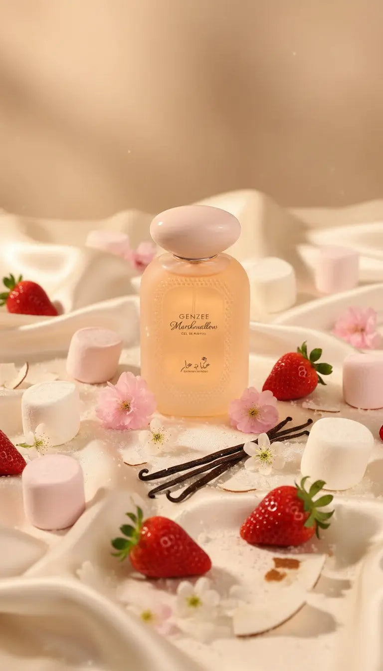 GENZEE MARSHMALLOW 100ml by Hekayat Attar - The Ultimate MARSHMALLOW Gourmand Dream NextGen Glam shop name 