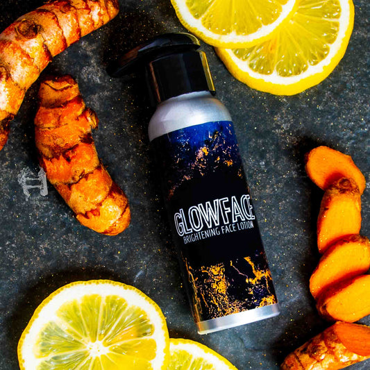 Glowface Turmeric Face Lotion For Anti-Aging and Sensitive skin.