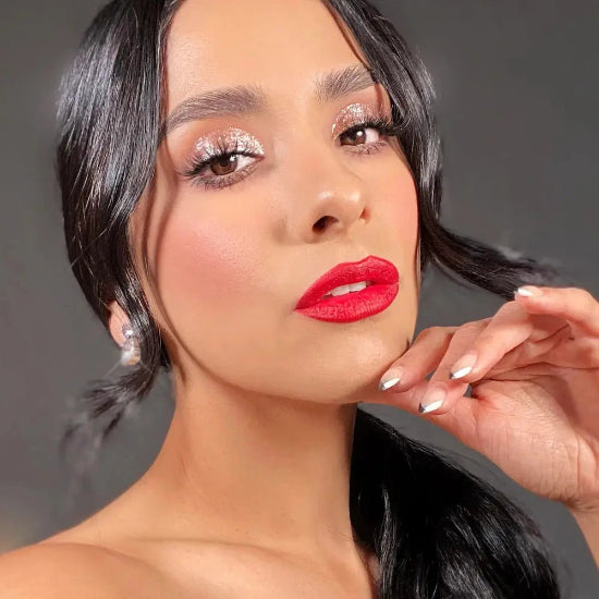 MOIRA Diamond Daze Liquid Shadow featuring a multi-chrome, glitter finish in a sleek tube with built-in applicator. The vegan, cruelty-free liquid eyeshadow delivers long-lasting, crease-proof color with no fallout. Perfect for creating bold, radiant eye looks, this clean beauty eye makeup glides on smoothly and offers high-impact shimmer for day or night wear_NextGen  Glam