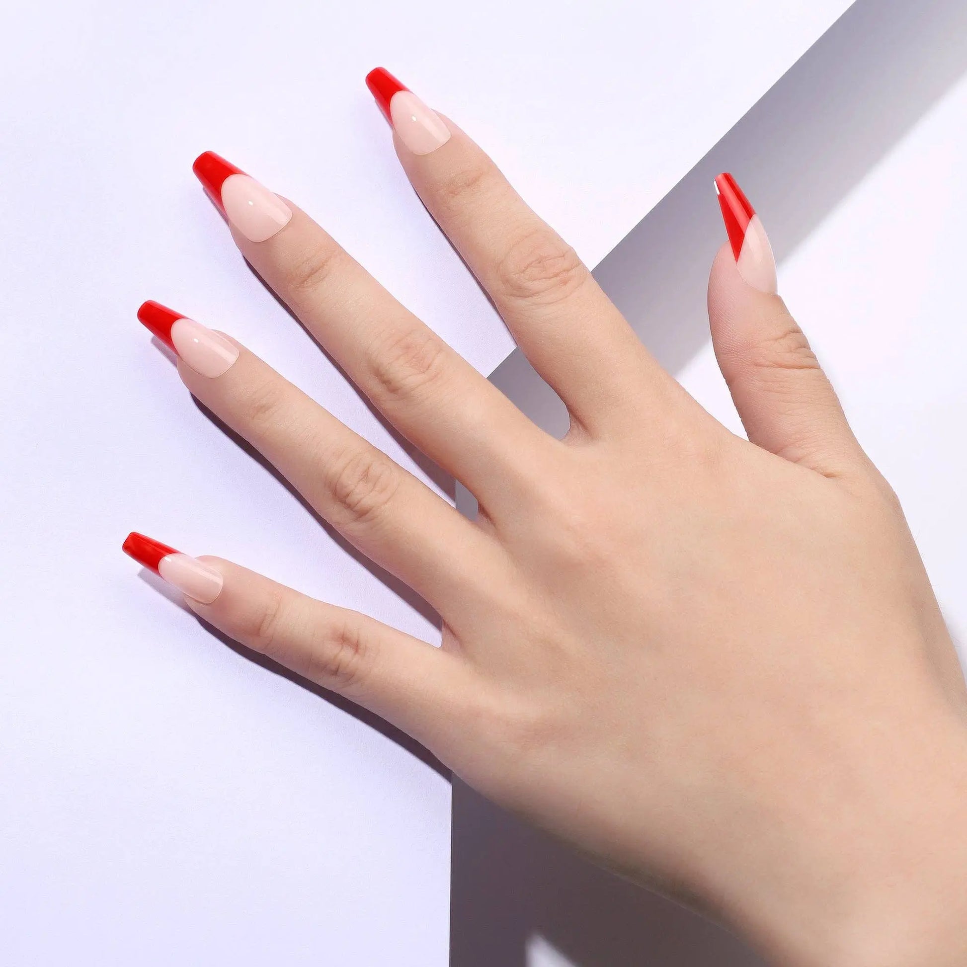 PaintLab Red Hot Press-On Nails Paint Lab shop name 
