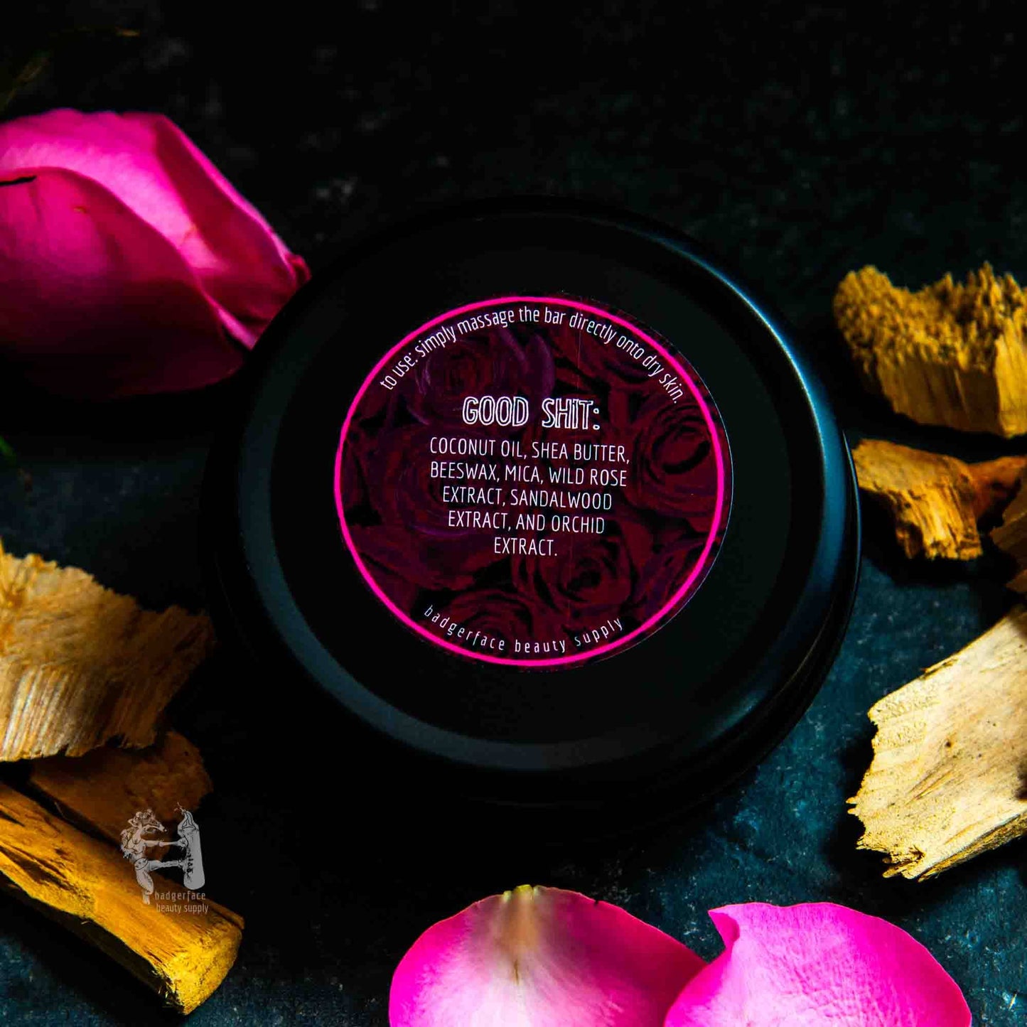 Rose Lotion Bar. Floral Lotion Bar. Natural Body Lotion..