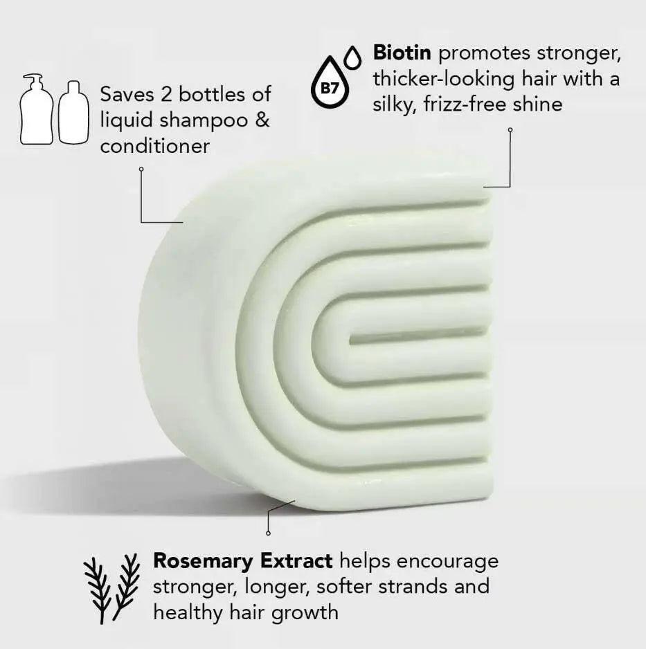 Rosemary & Biotin Volumizing Solid Conditioner - NextGen Glam