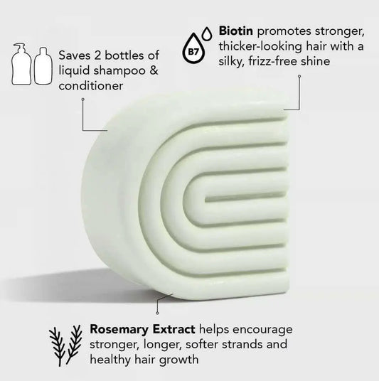 Rosemary & Biotin Volumizing Solid Conditioner - NextGen Glam