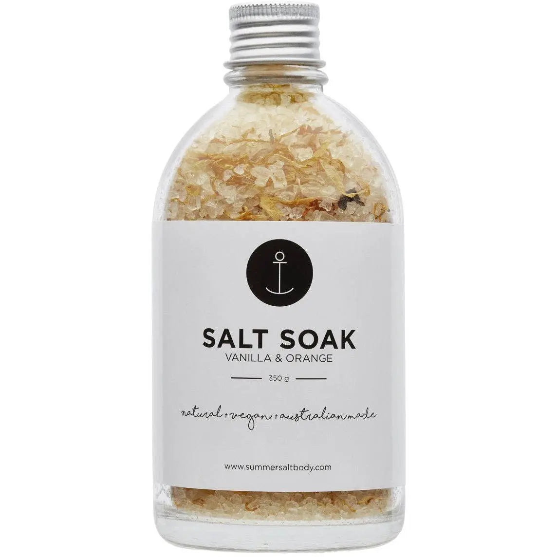 Salt Soak | Vanilla & Orange - Luxurious bath salt 350g.