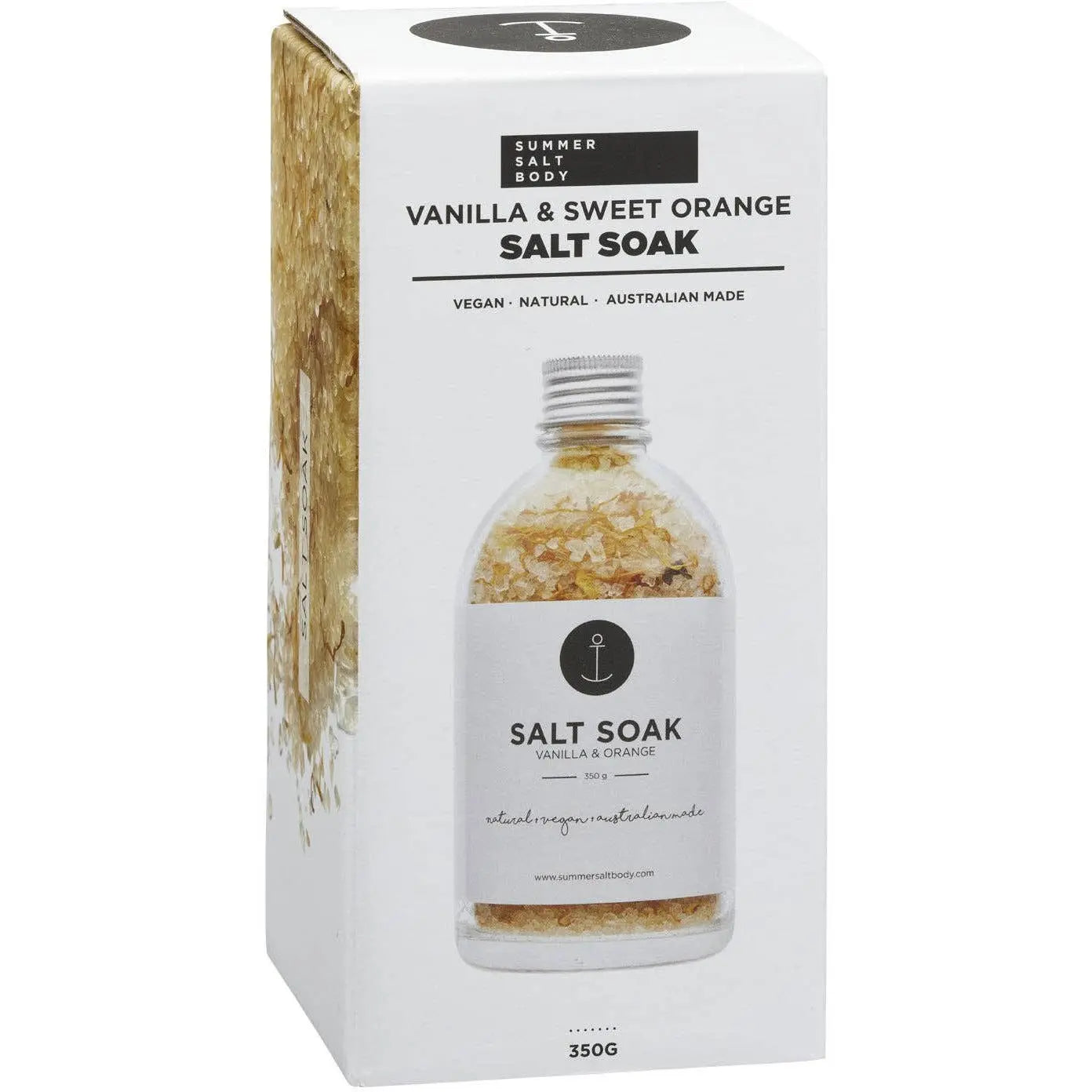 Salt Soak | Vanilla & Orange - Luxurious bath salt 350g.