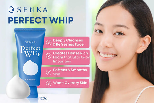 Senka Perfect Whip Cleansing Foam 120g NextGen Glam shop name 