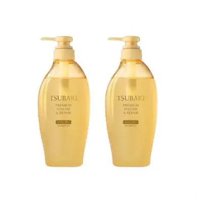 Shiseido Tsubaki Premium Volume Repair Shampoo & Conditioner Pump Set – 450ml + 450ml NextGen Glam shop name 