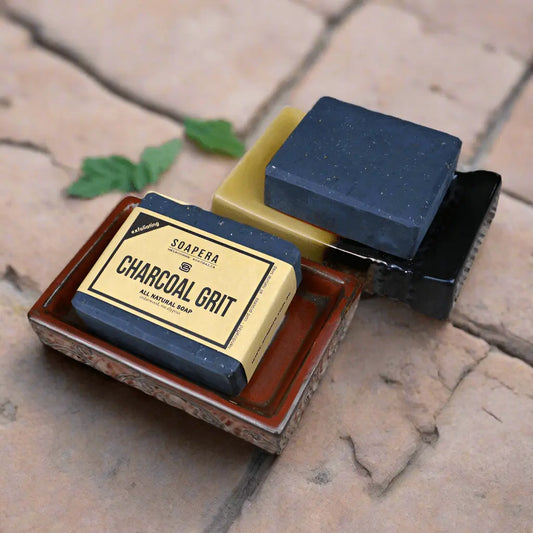 SoapEra Heavy Duty exfoliating soap.Cedarwood and Eucalyptus - NextGen Glam