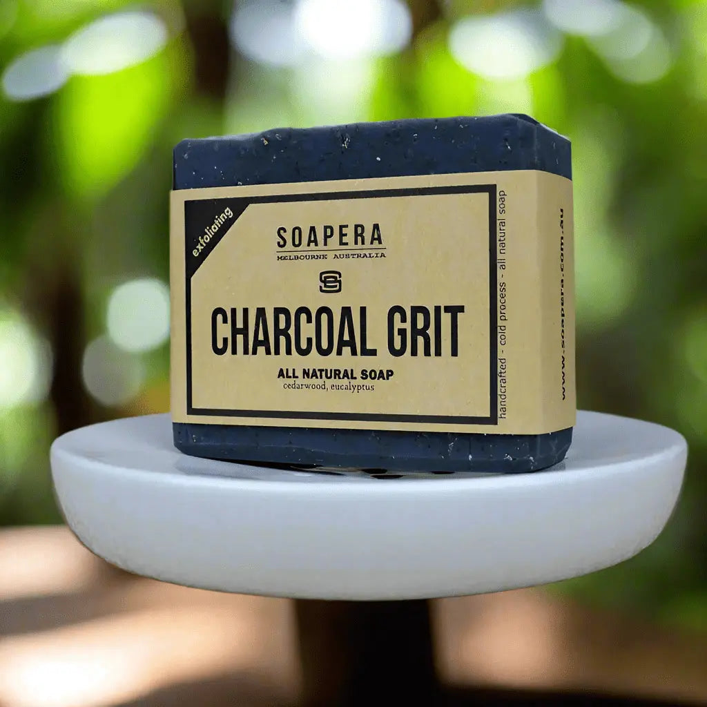 SoapEra Heavy Duty exfoliating soap.Cedarwood and Eucalyptus - NextGen Glam