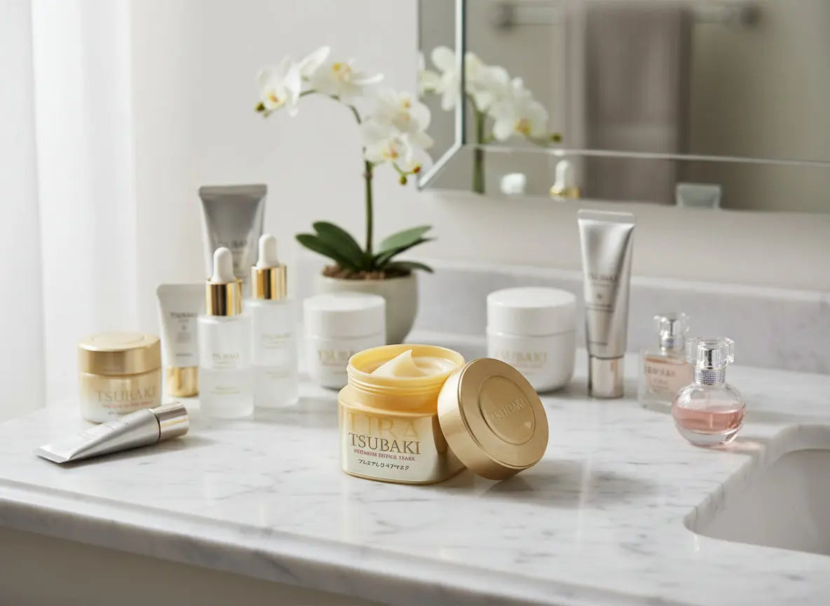 TSUBAKI Premium EX Repair Hair Mask – 180g NextGen Glam shop name 